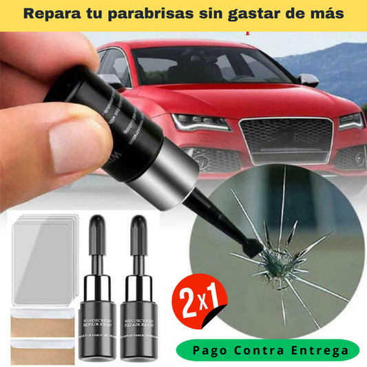 2X1 Kit Reparador de Parabrisas – Fácil y Eficaz